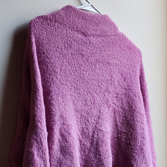 Truth By Republic Pinkish Purple Mock Neck Sweater Size Medium - Picture 11 of 15